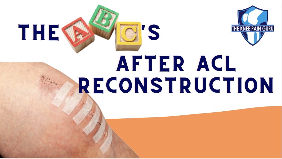The ABCs AFTER ACL Reconstruction